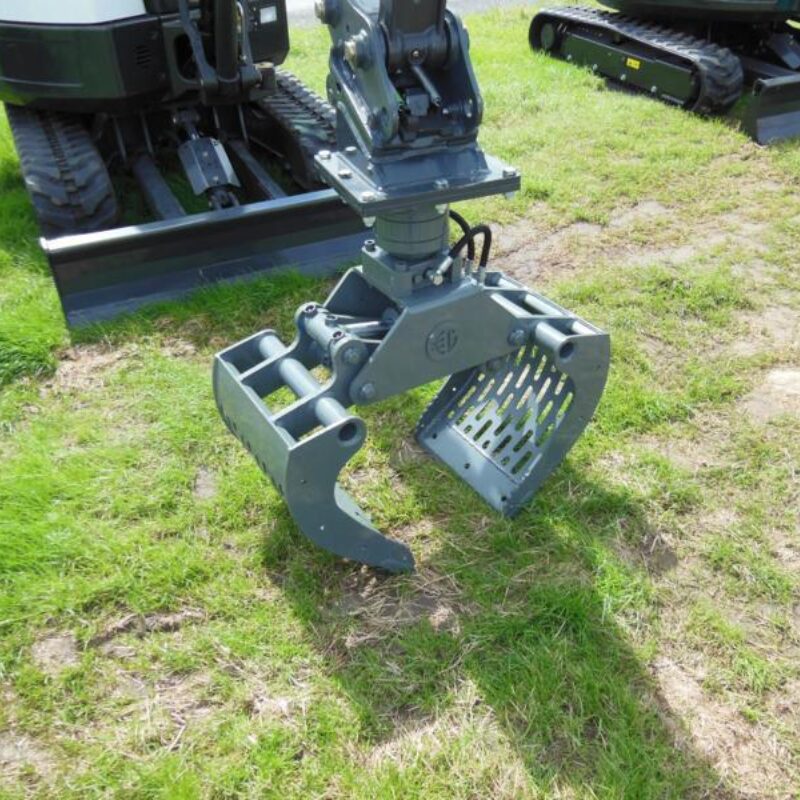 Sorteergrijper graafmachine bobcat vangaever 2