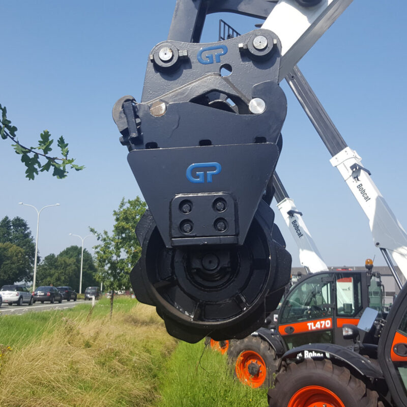 Verdichtingswiel minigraver vangaever 1