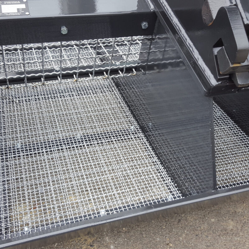 Zeefbak voor minigraver vangaever 2