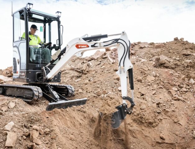 Bobcat E20z R2 graafmachine Vangaever Bobcat 12