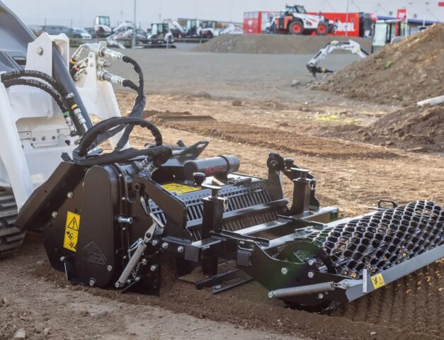 Grondvoorbereider voor minirupslader