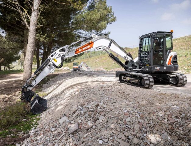 Bobcat E88 minigraver Bobcat Vangaever