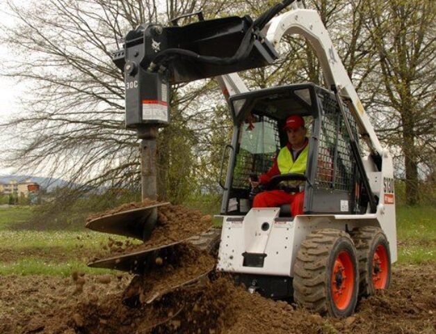 Grondboor Bobcat Vangaever 1