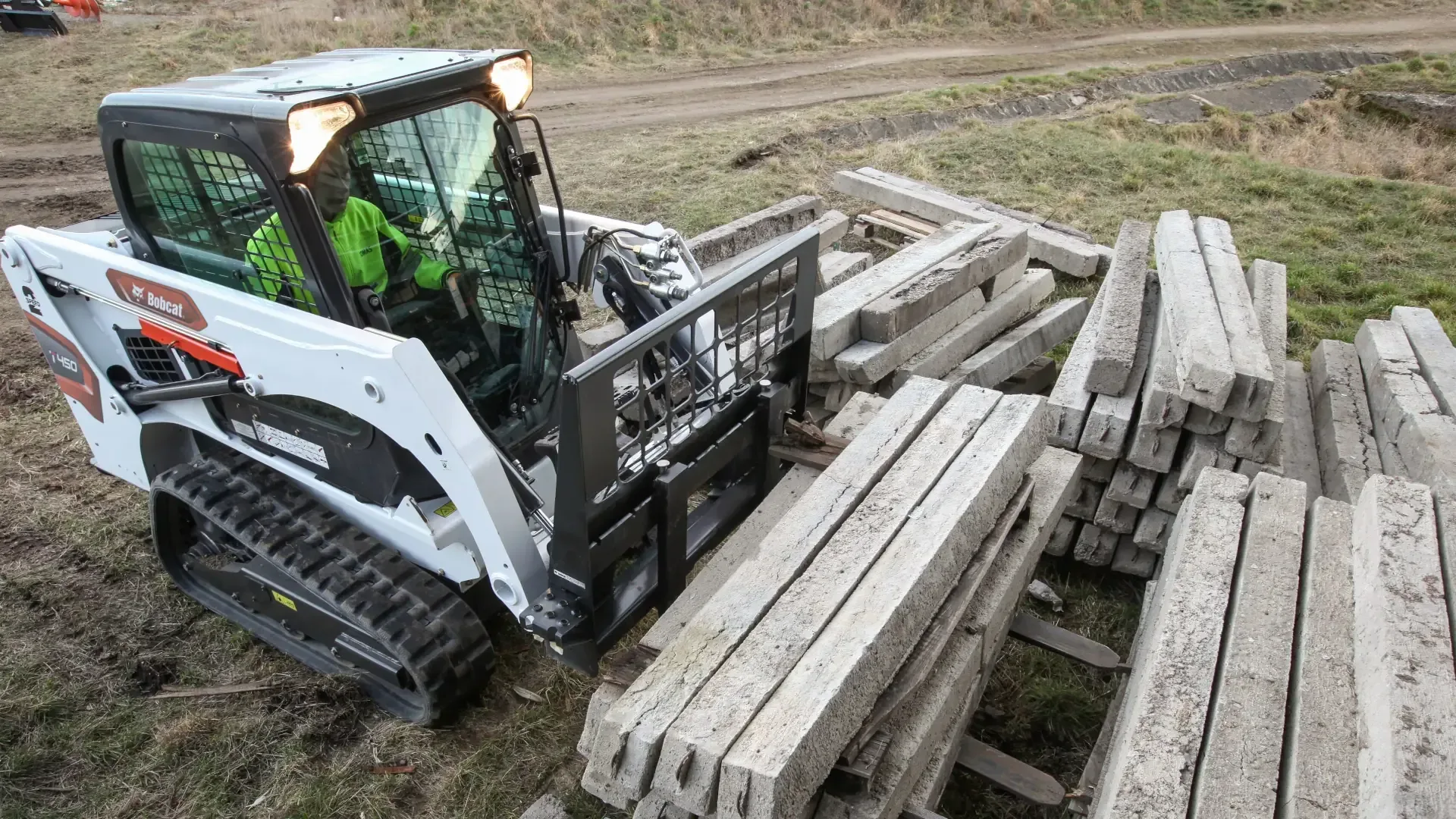 Bobcat rupslader overslag bulkhandling Vangaever Bobcat 01