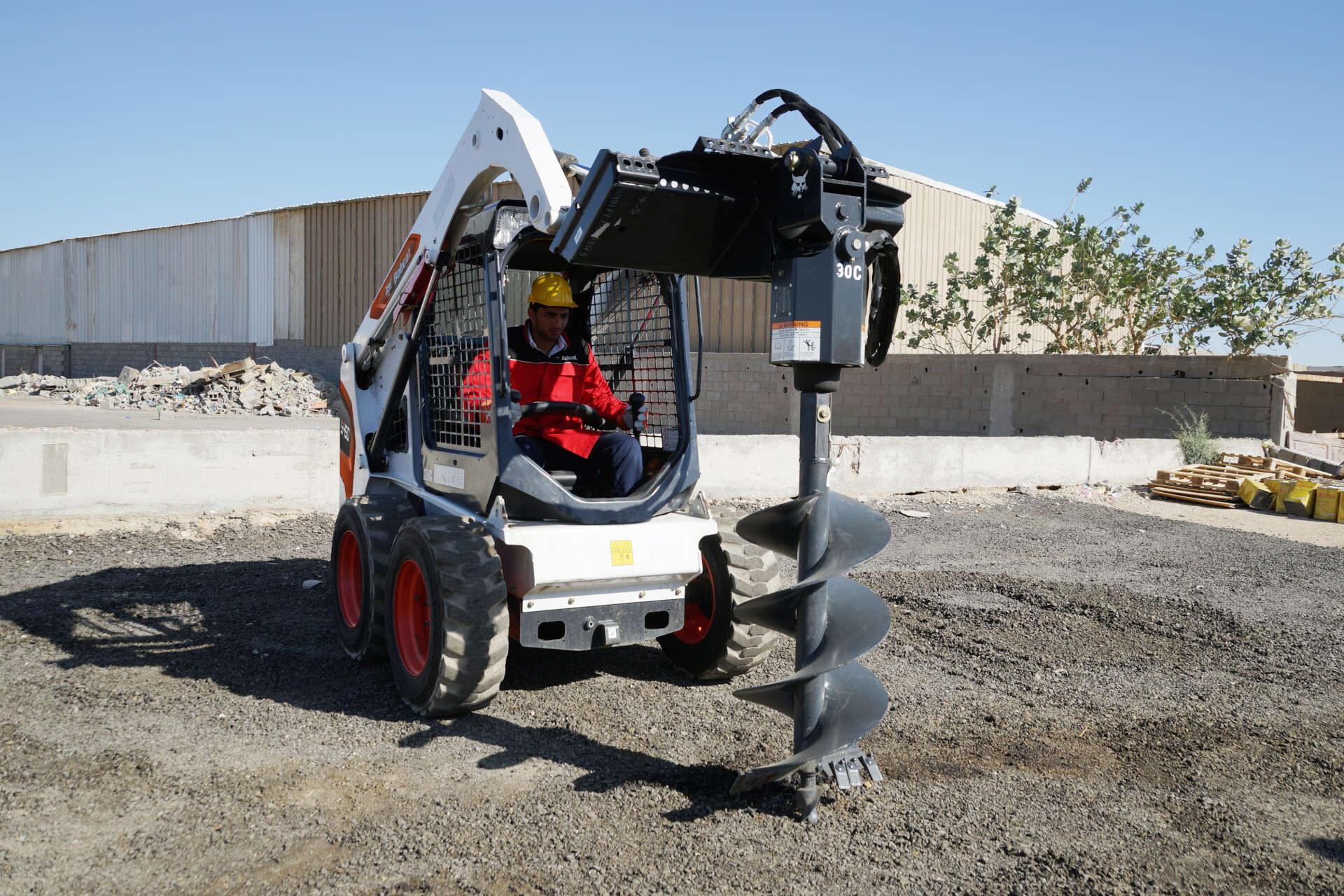 Bobcat s450 schranklader Bobcat Vangaever 8