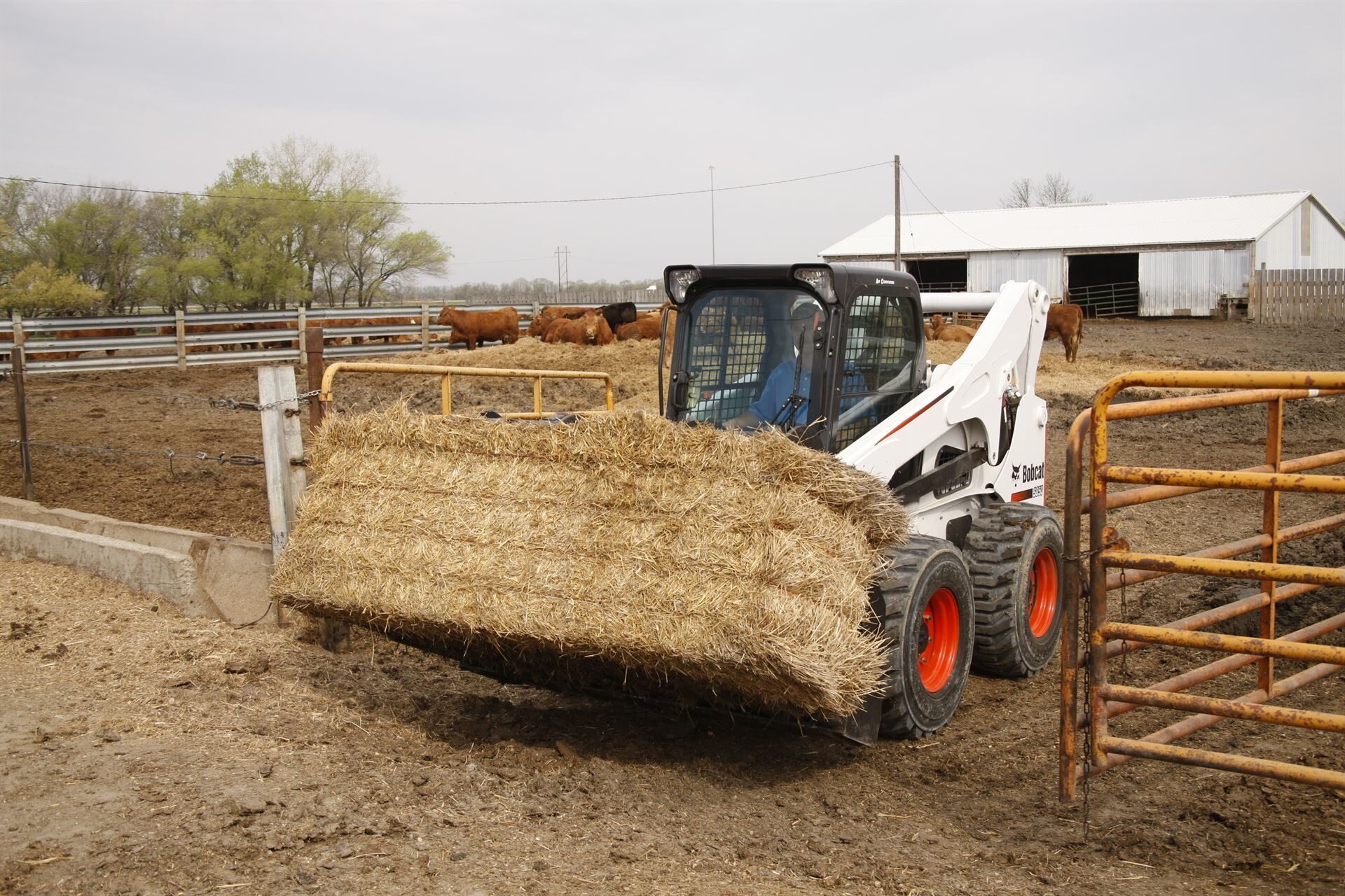 Bobcat s850 schranklader Bobcat Vangaever 6