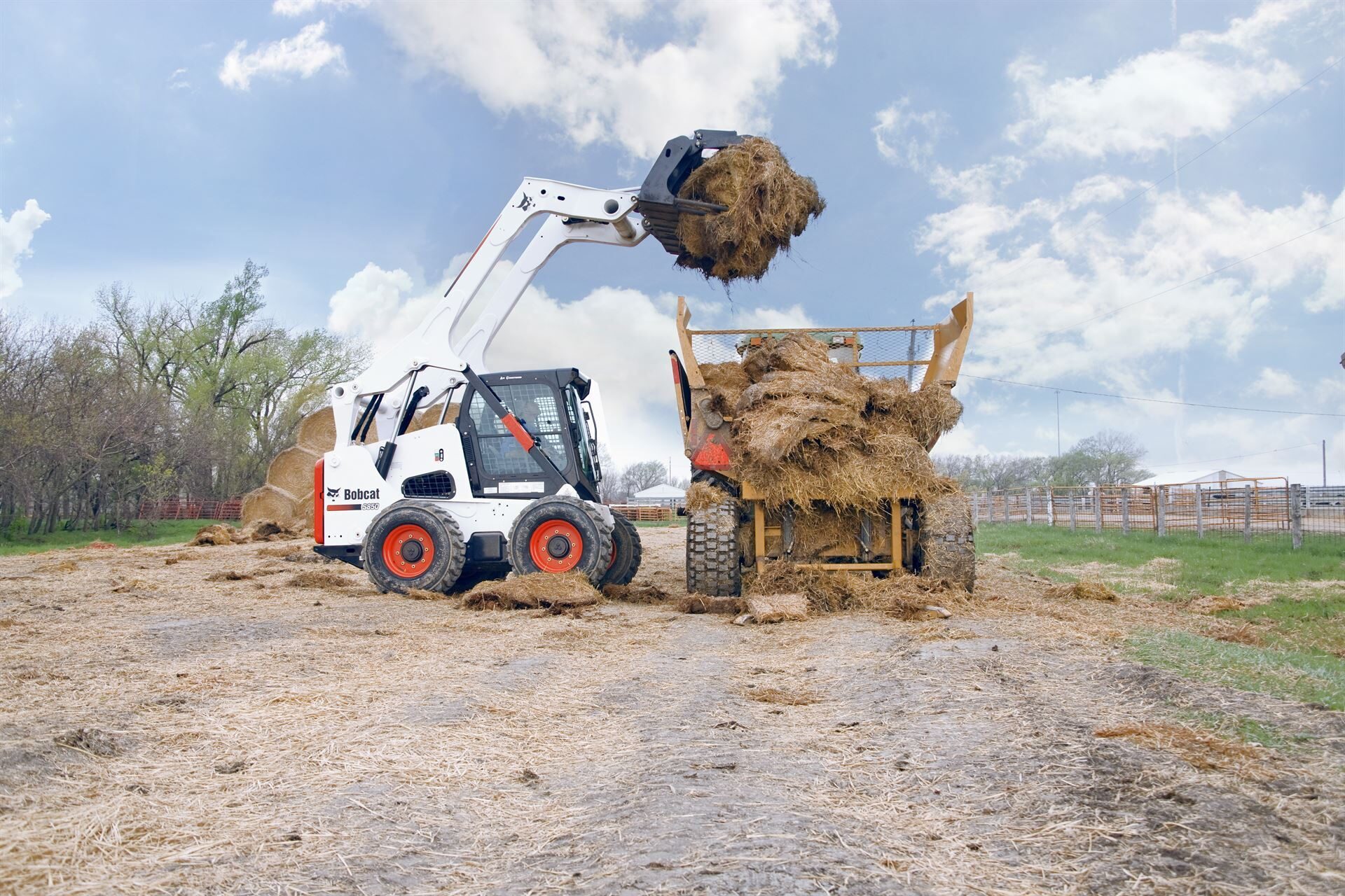 Bobcat s850 schranklader Bobcat Vangaever 8