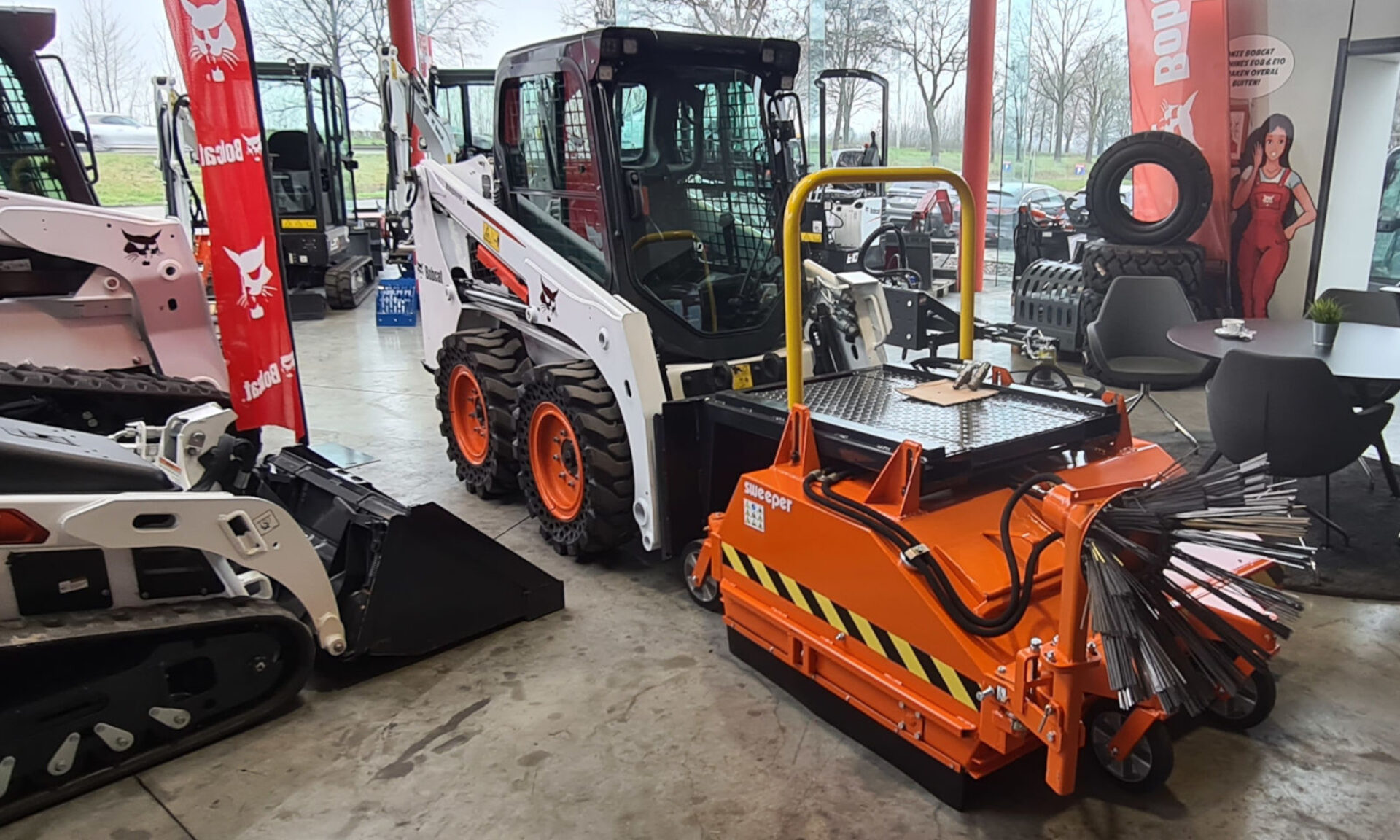 Over ons Industriële veegborstel Vangaever Bobcat