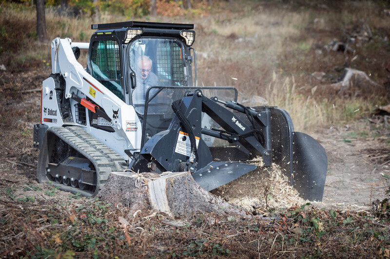 Boomstronkenfrees Bobcat vangaever 1