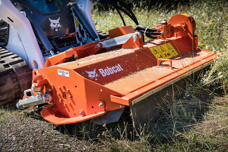 Klepelmaaier bobcat vangaever 1