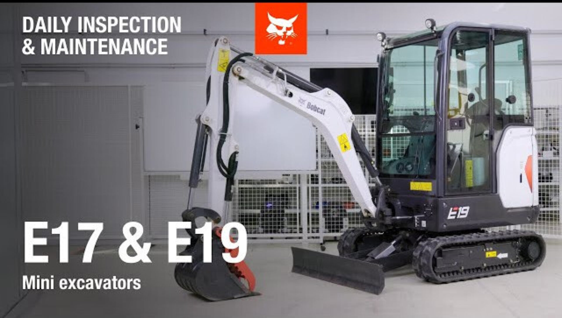 Onderhoud Bobcat E17 E19 Bobcat Vangaever