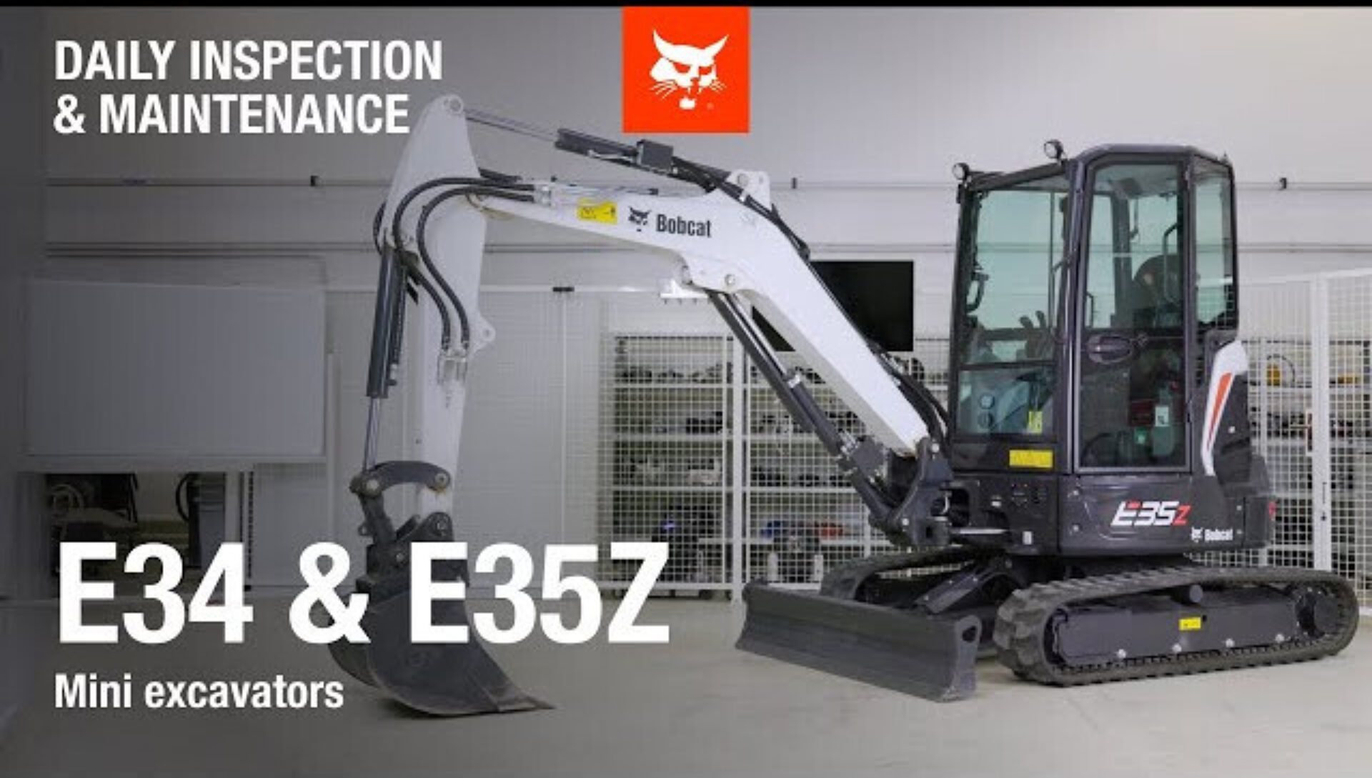 Onderhoud Bobcat E34 E35z Bobcat Vangaever