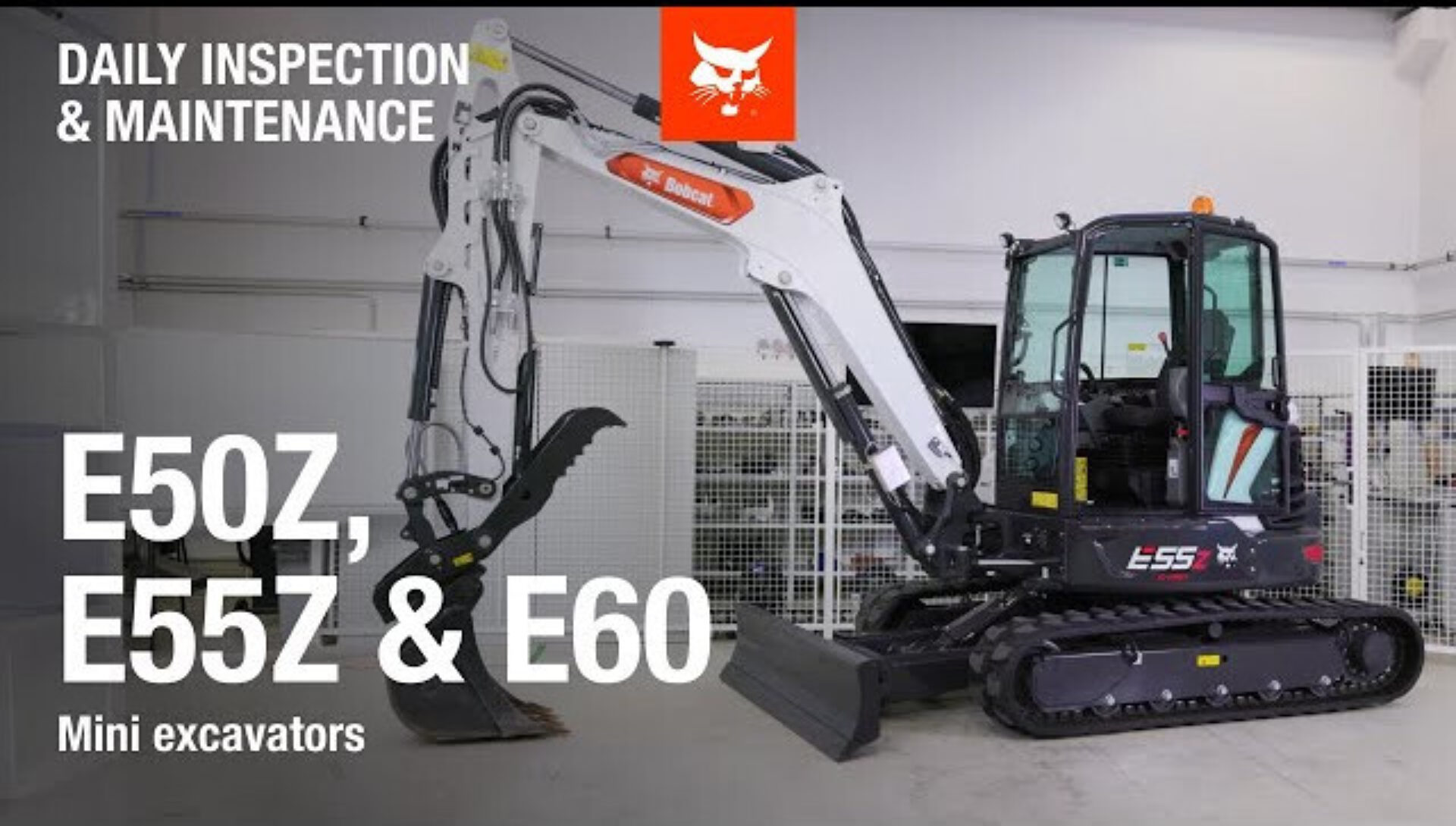 Onderhoud Bobcat E50z E55z E60 Bobcat Vangaever