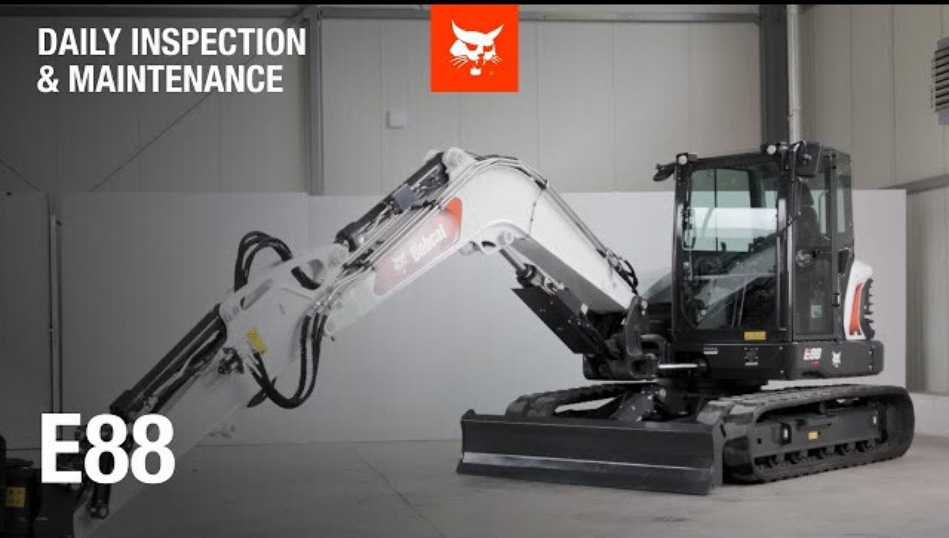 Onderhoud Bobcat E88 Bobcat Vangaever