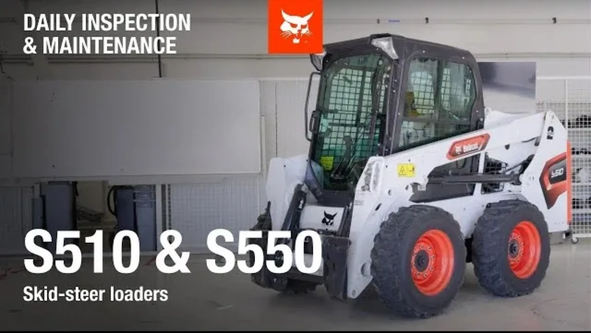 Onderhoud Bobcat schranklader s510 s550 Vangaever Bobcat