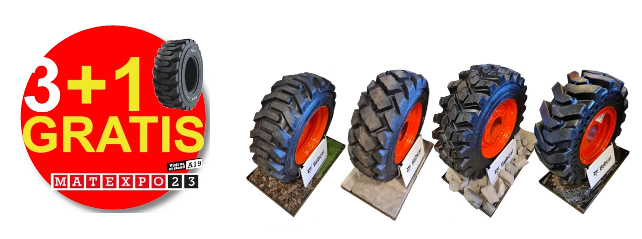 Bandenactie Matexpo 3+1 gratis