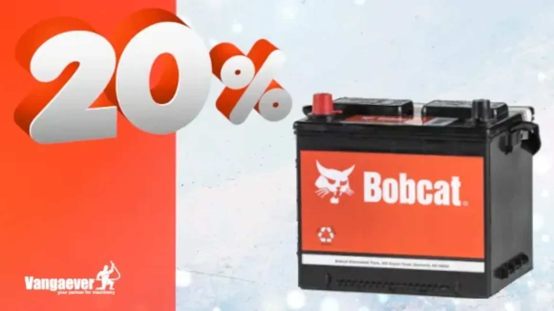 Winteractie batterij voor Bobcat