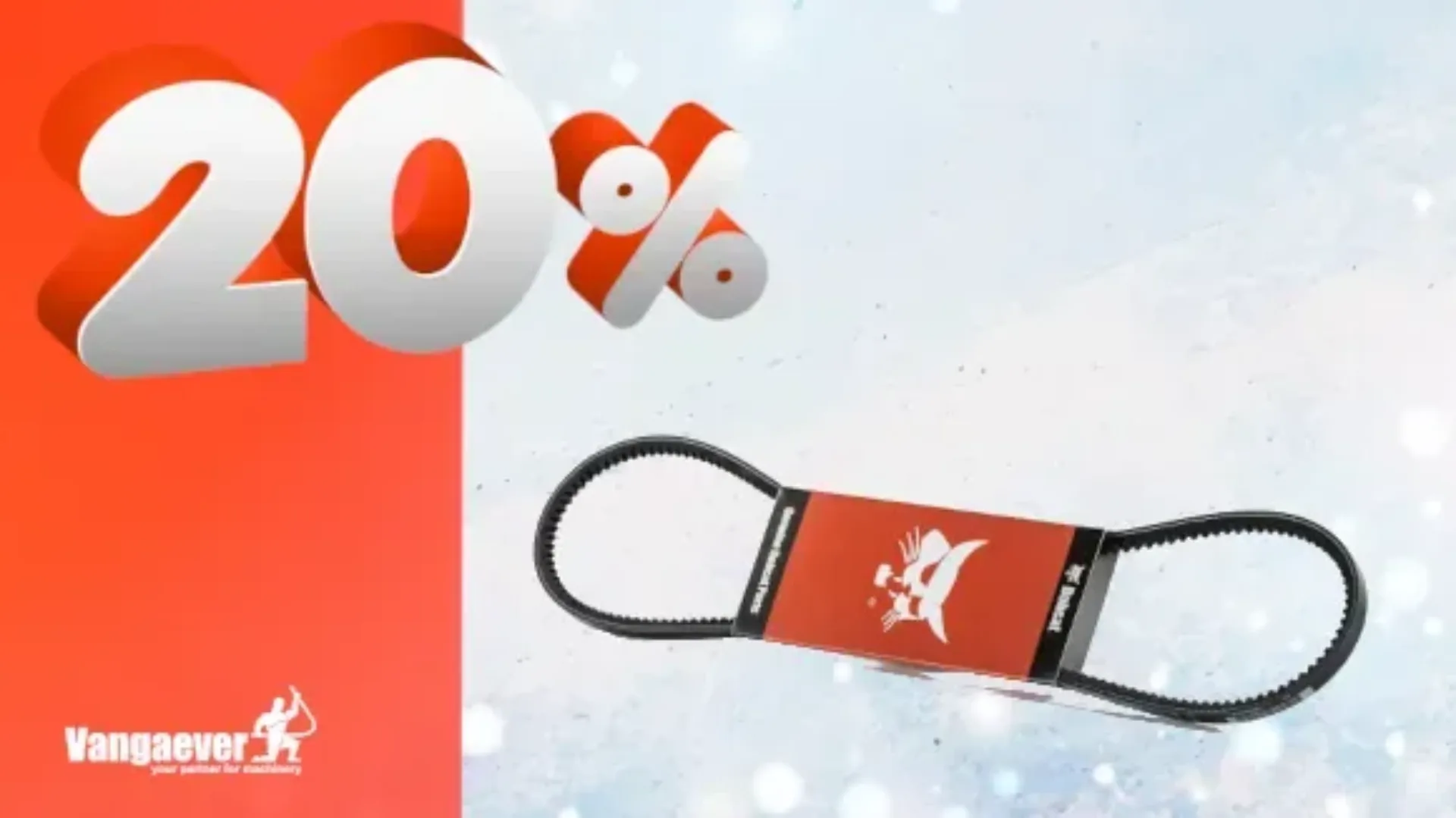 Winteractie riemen voor Bobcat