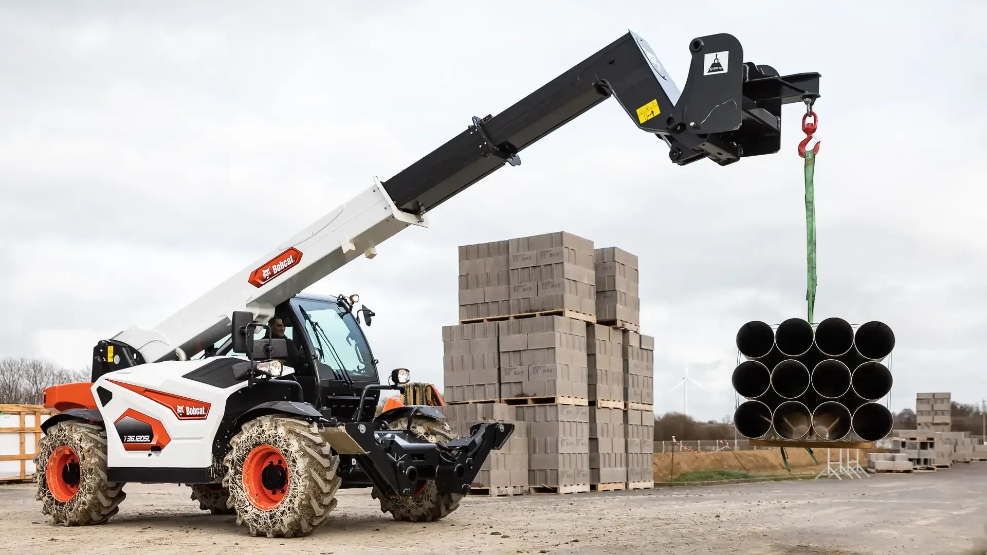 Bobcat verreiker wegwerkzaamheden Vangaever Bobcat 01