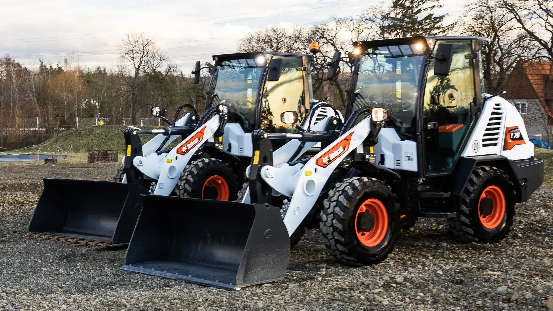 Bobcat wiellader wegwerkzaamheden Vangaever Bobcat 01